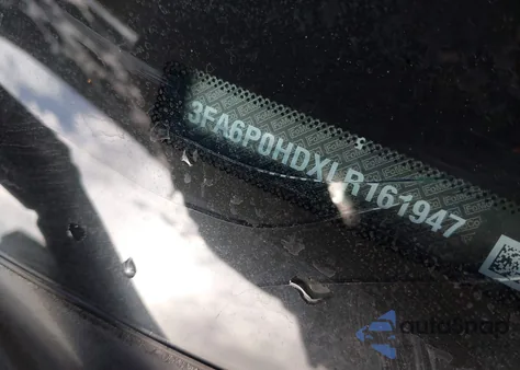 2020 Ford Fusion Se из США, поврежденный, VIN 3FA6P0HDXLR161947